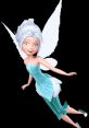 Cheerful Periwinkle from Tinkerbell with icy blue attire and fairy wings, embodying creativity and winter magic.