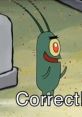 Plankton celebrating success with a cheerful expression, emphasizing witty moments in animated series.