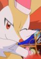 Braixen (Pokémon Xy- Xyz) Eileen Stevens Is the English dub voice of Braixen (Serena's) in Pokémon the Movie: Volcanion and