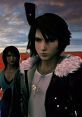 Squall Leonhart 3.0 stands confidently in a vivid landscape, showcasing determined expression and iconic jacket.