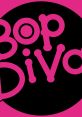 Bold pink "BopDiva" logo against a black circular background, representing vibrant energy and creativity in music.