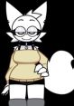 Stylized character design of Misfismix Wenda, featuring unique features and casual fashion elements.