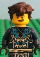 Jay Ninjago figure with stylish blue outfit and cheerful expression, perfect for LEGO fans and collectors.