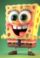 Cheerful SpongeBob SquarePants character with big eyes and a wide smile, embodying fun and adventure in Bikini Bottom.