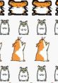 Colorful cartoon hamsters dancing, inspired by the classic "Hamster Dance" meme, creating a playful, joyful atmosphere.