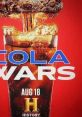 Promotional graphic for Cola Wars (2019) airing on August 18, featuring a glass of cola with an explosive splash effect.