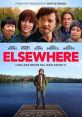 Elsewhere (2019) movie poster showcasing themes of unexpected love with a serene lake backdrop and an ensemble cast.