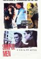 Poster for Simple Men (1992) by Hal Hartley, showcasing themes of trouble and desire in urban settings.