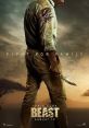 Idris Elba stands determined with a knife in hand, showcasing the intense fight for family in "Beast" (2022).