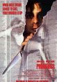 Mystery horror film "Relentless" poster featuring a haunting face, knife, and chilling tagline about Buck Taylor.