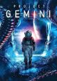 Astronaut in a futuristic setting with cosmic elements, promoting the sci-fi film "Project Gemini" (2022).