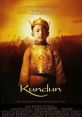 Young Dalai Lama in traditional attire, representing the journey of destiny and spirituality in "Kundun" (1997).