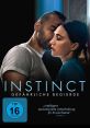 Film cover for "Instinct (2019)", showcasing intense emotional connection between two characters. Rated for mature audiences.