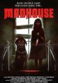 Horror film "Madhouse" (1981) poster featuring a haunting figure with a knife and a menacing dog, evoking fear and suspense.