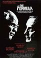 Classic movie poster for "The Formula" (1980), featuring Marlon Brando and George C. Scott in a gripping energy thriller.