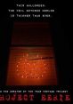 Spooky Halloween window display featuring glowing pumpkin lights, promoting Project Eerie's eerie vibe and thrills.
