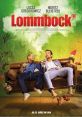 Two friends relaxing on a sofa, laughing amidst vibrant colors, promoting the comedy film "Lommbock" (2017).