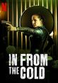Protagonist aiming a gun in a high-stakes scene from "In From the Cold" on Netflix, blending action and intrigue.