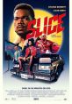Slice (2018) movie poster featuring Chance Bennett and Zazie Beetz with a retro car and a mysterious vibe.