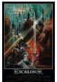 Classic Excalibur (1981) movie poster featuring the legendary sword, knights, and mystical elements of King Arthur's tale.