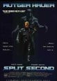 Split Second (1992) In a flooded future London, Detective Harley Stone hunts a serial killer who murdered his partner, and