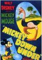 Mickey Down Under (1948) Mickey is running a banana plantation. Pluto is frightened by Mickey's boomerang and gets tangled up