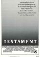 Testament (1983) The life of a suburban American family is scarred after a nuclear attack. Cast: Carol Wetherly: Jane