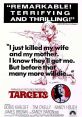 Targets (1968) An elderly horror film star, while making a personal appearance at a drive-in theatre, confronts a psychotic
