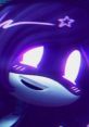 Cartoon character with a playful expression, glowing eyes, and star embellishment, embodying a "BITE ME" attitude in vibrant colors.