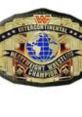 WWF Intercontinental Championship belt featuring a blue globe design, symbolizing prestige in wrestling history.
