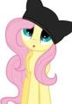 Cute pony with pink hair and a black cat-ear hat, showcasing a playful and whimsical style that captures attention.