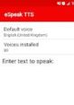 Espeak Ng (America) ESpeak is a free and open-source, cross-platform, compact, software speech synthesizer. It uses a