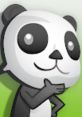 Playful panda character with a thoughtful expression, perfect for Dezoh Plays Asd content and gaming themes.
