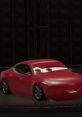 Natalie Certain character in Cars 3: Driven to Win, featuring a sleek red design and expressive eyes ready for racing action.