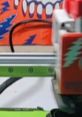 Dewflunky Rail Shift setup showcasing precision tools and vibrant designs on production materials.