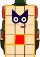Numberblocks 21 character with a fun hat and a friendly expression, showcasing vibrant colors and playful design elements.