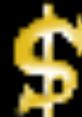 Golden dollar sign symbol representing monetary value in Team Fortress 2 economy and Soldier class rewards.