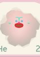 Playful Helium character with a pink background, showcasing the element's symbol "He" and atomic number "2."