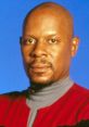 Benjamin Sisko in a Starfleet uniform, embodying leadership and strategy from Star Trek: Deep Space Nine.