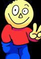 Tristan from Dave and Bambi shows a cheerful character with a peace sign, embodying fun and creativity.