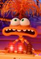 Anxiety character from Inside Out with wild hair, expressive eyes, and colorful emotional control buttons.