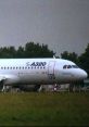 Airbus A320 with Old GPWS Remastered taking off in an aviation setting, showcasing its sleek design and performance.