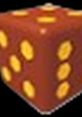 Colorful dice with yellow dots, perfect for a fun game at the Sugar Fest theme in Adopt Me! Enjoy gaming excitement!