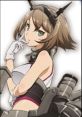 Mutsu (Kancolle) (C.V Sakura Ayane) On her head is her peculiar headgear which features the various details of the top of
