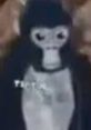 Mysterious figure in a gorilla costume, embodying the spirit of tiptoe trolling with playful intrigue.