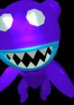 Vibrant purple creature with sharp teeth and a playful expression, embodying the fun and humor of Sussy Alarm characters.