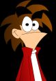 Cartoon character with spiky brown hair and a red jacket, looking curious, inspired by "Miracle Machine" themes.