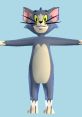 Tom from Tom and Jerry, showcasing his iconic design with wide eyes and an expressive pose, perfect for cartoon fans.