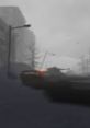 Desolate urban landscape shrouded in fog, evoking eerie Backrooms vibes and a sense of foreboding isolation.
