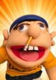Jeffy from SML with a pencil in his nose, showcasing his iconic playful expression and vibrant personality.